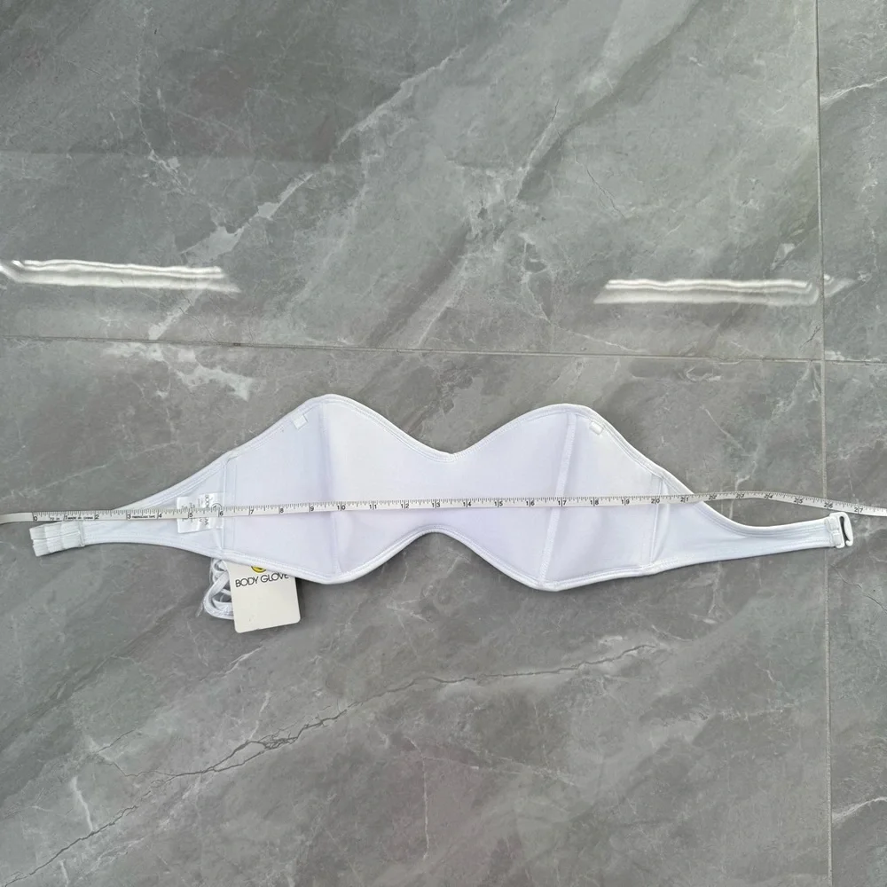 Women’s Body Glove Smoothies Tainted Love Retro Bandeau Bikini Top Swimsuit M - Picture 14 of 16